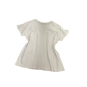 Project Social T White Short Sleeve Crew Neck Tee Size Small Elevated Basic